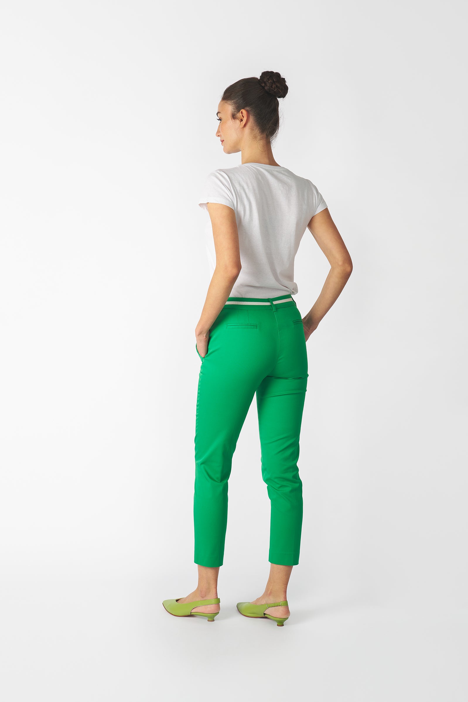 Pantalón cinta verde